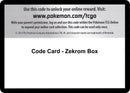 Code Card Zekrom Box [EPO]