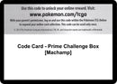 Code Card Prime Challenge Box Machamp [NVI]