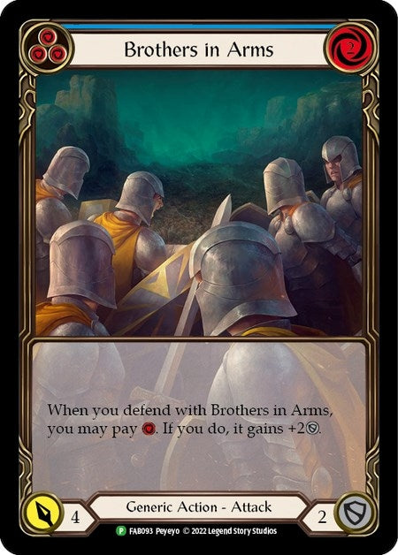 Image for Brothers in Arms (Blue) [Flesh and Blood: Promo Cards]