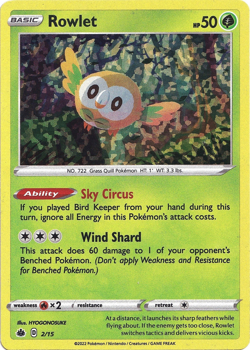 Rowlet 2 15 (002/015) [MCD22]