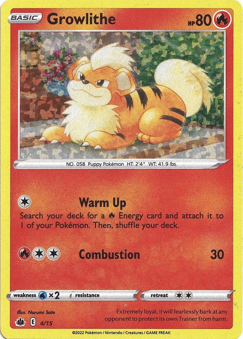 Growlithe 4 15 (004/015) [MCD22]