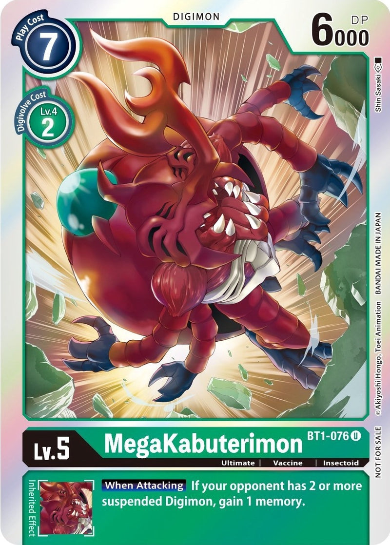 Image for MegaKabuterimon (Official Tournament Pack Vol. 6) [Release Special Booster]