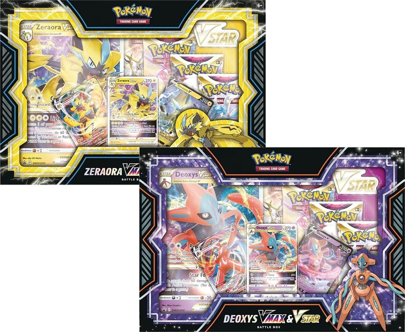 Deoxys Zeraora VMAX and VSTAR Battle Box Set of 2 [MCAP]