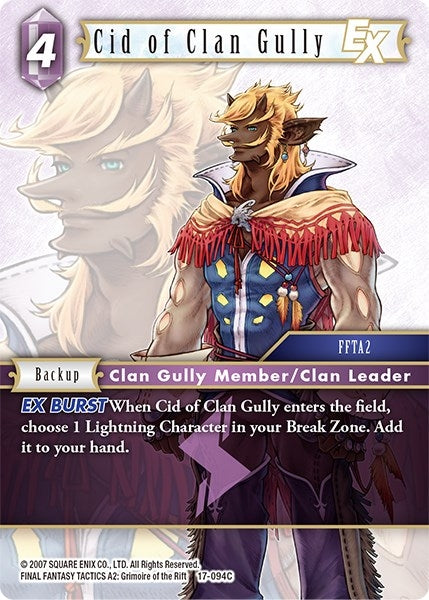 Cid of Clan Gully EX (17-094C) [17]