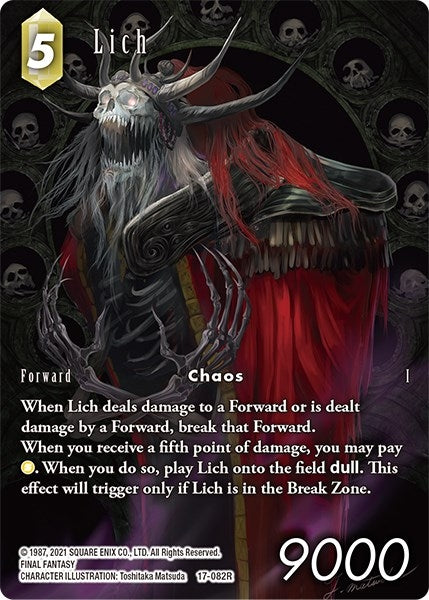 Lich Full Art (17-082R) [17]