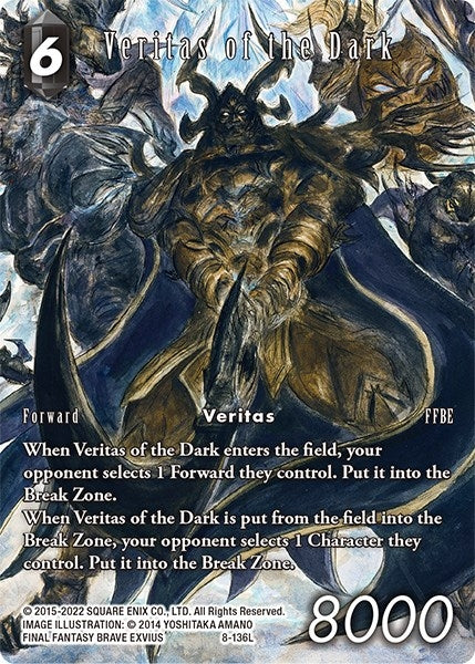 Veritas of the Dark Full Art Reprint (8-136L) [17]