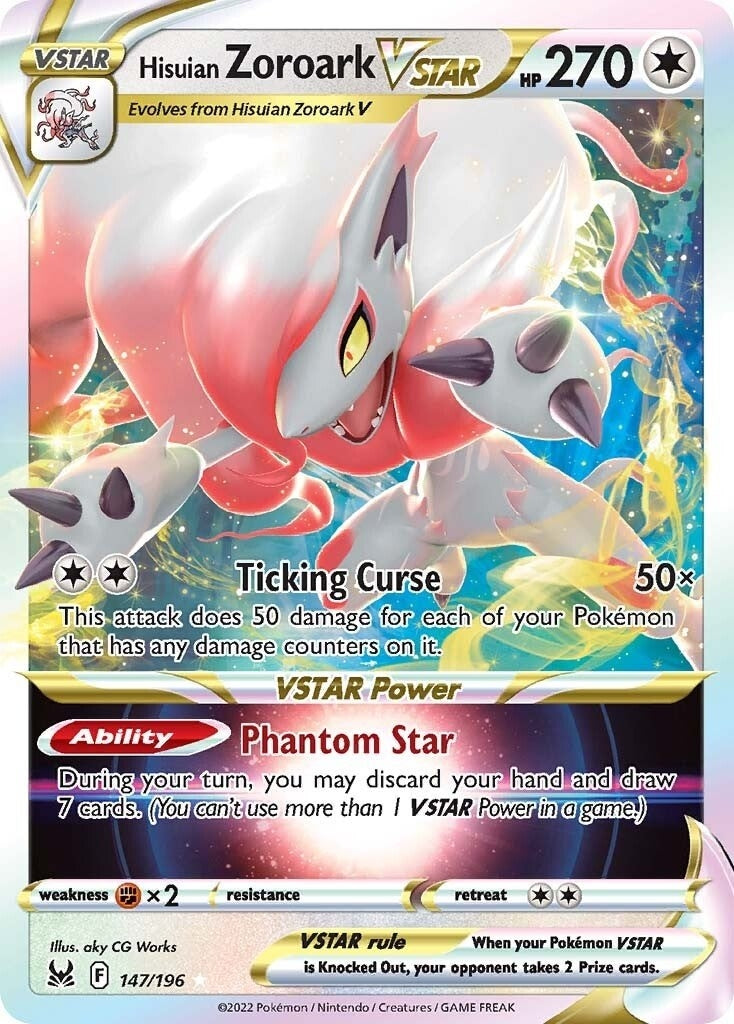 Hisuian Zoroark VSTAR (147/196) [SWSH11]