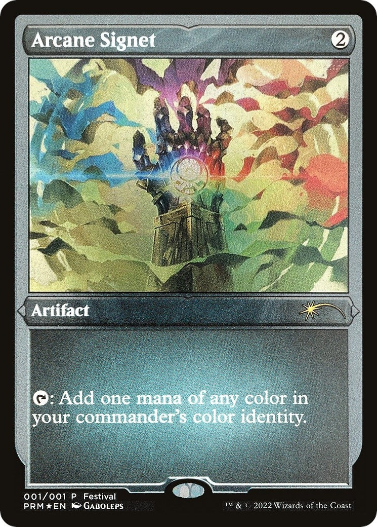 Arcane Signet Foil Etched (1) [MFP]