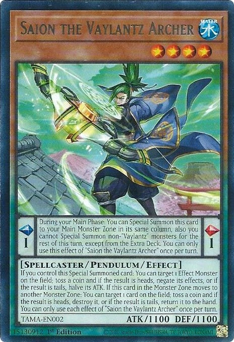 Saion the Vaylantz Archer (TAMA-EN002) [TAMA]