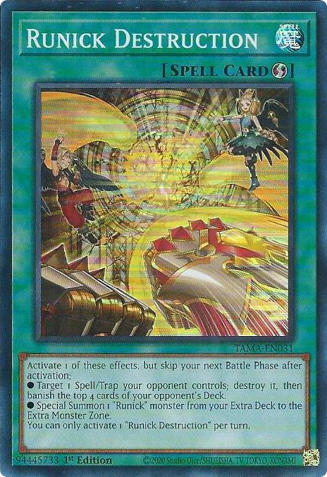 Runick Destruction (TAMA-EN031) [TAMA]