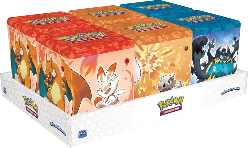 Pokemon Stacking Tins Fighting Fire Darkness Display [SWSH11]