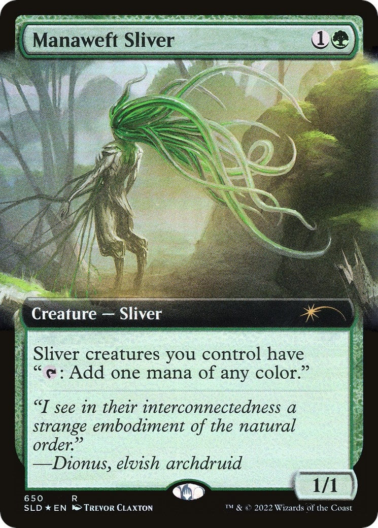 Manaweft Sliver Extended Art (650) [SLD]