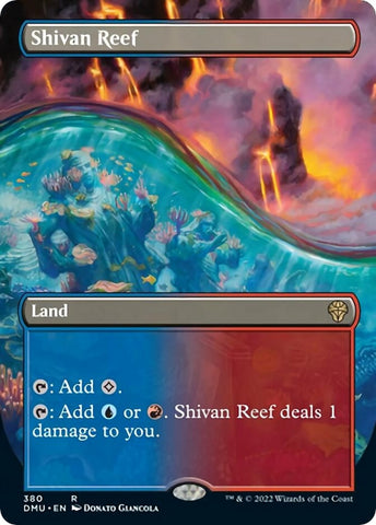 Shivan Reef Borderless (380) [DMU]