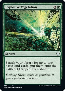Explosive Vegetation [Dominaria United Commander]