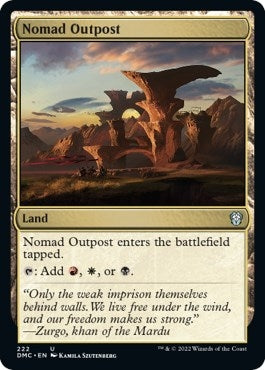 Nomad Outpost [Dominaria United Commander]