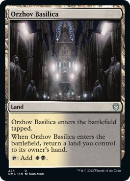 Orzhov Basilica [Dominaria United Commander]