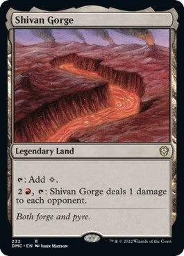 Shivan Gorge [Dominaria United Commander]