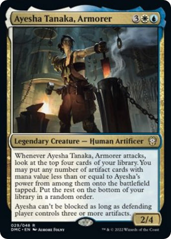 Ayesha Tanaka, Armorer [Dominaria United Commander]