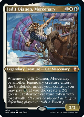 Jedit Ojanen Mercenary Foil Etched (56) [DMC]