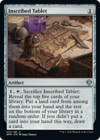Inscribed Tablet [Dominaria United]