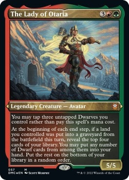 The Lady of Otaria Foil Etched (57) [DMC]