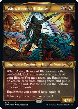 Astor, Bearer of Blades (Showcase Textured) [Dominaria United]