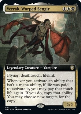 Verrak Warped Sengir Extended Art (92) [DMC]