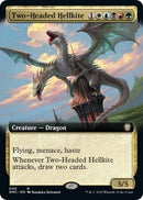 Two Headed Hellkite Extended Art (90) [DMC]