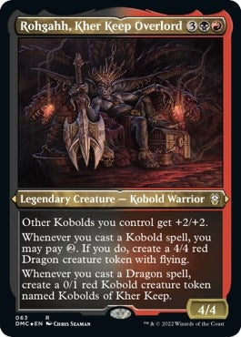 Rohgahh, Kher Keep Overlord (Foil Etched) [Dominaria United Commander]