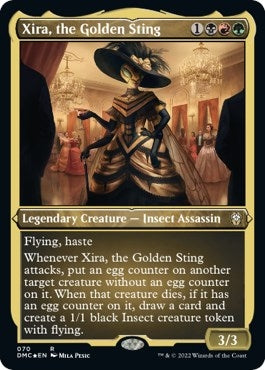 Xira the Golden Sting Foil Etched (70) [DMC]