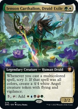 Jenson Carthalion Druid Exile Extended Art (78) [DMC]
