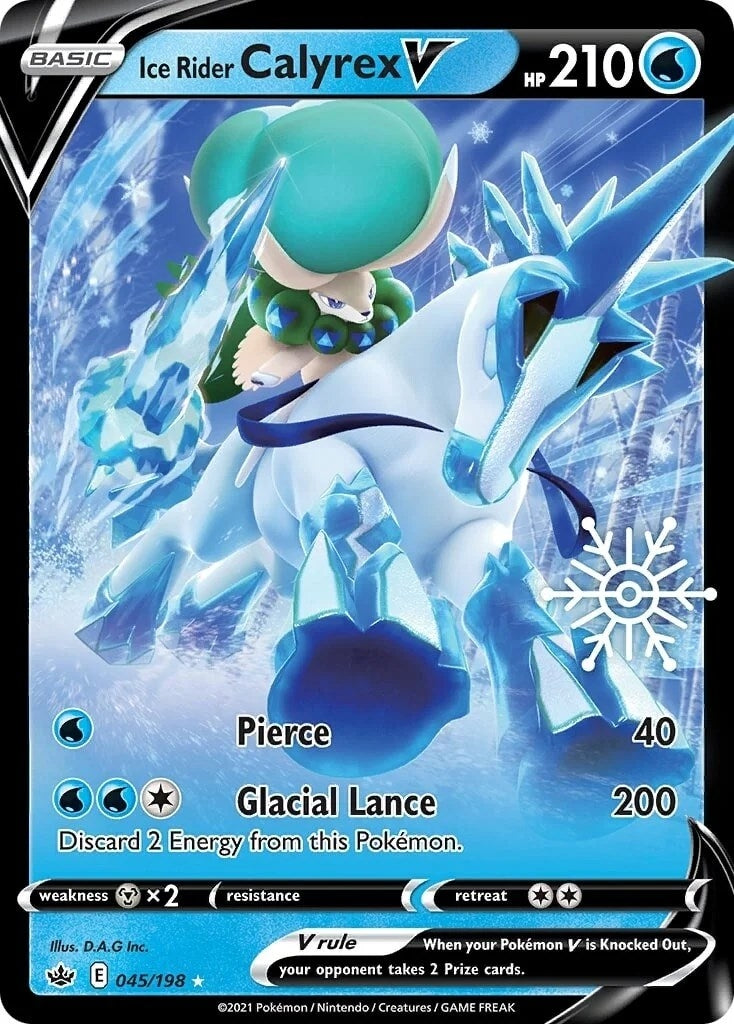 Ice Rider Calyrex V 045 198 Holiday Calendar (045/198) [MCAP]