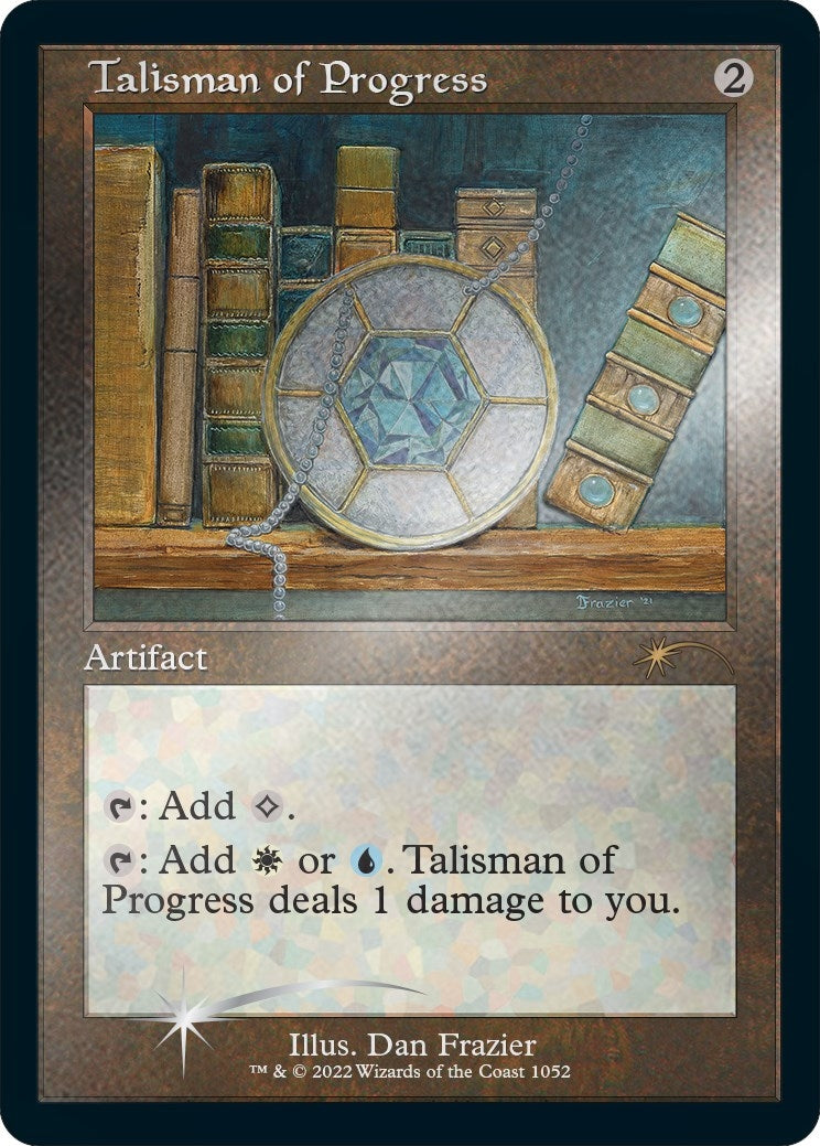 Talisman of Progress Retro Frame Foil Etched (1052) [SLD]
