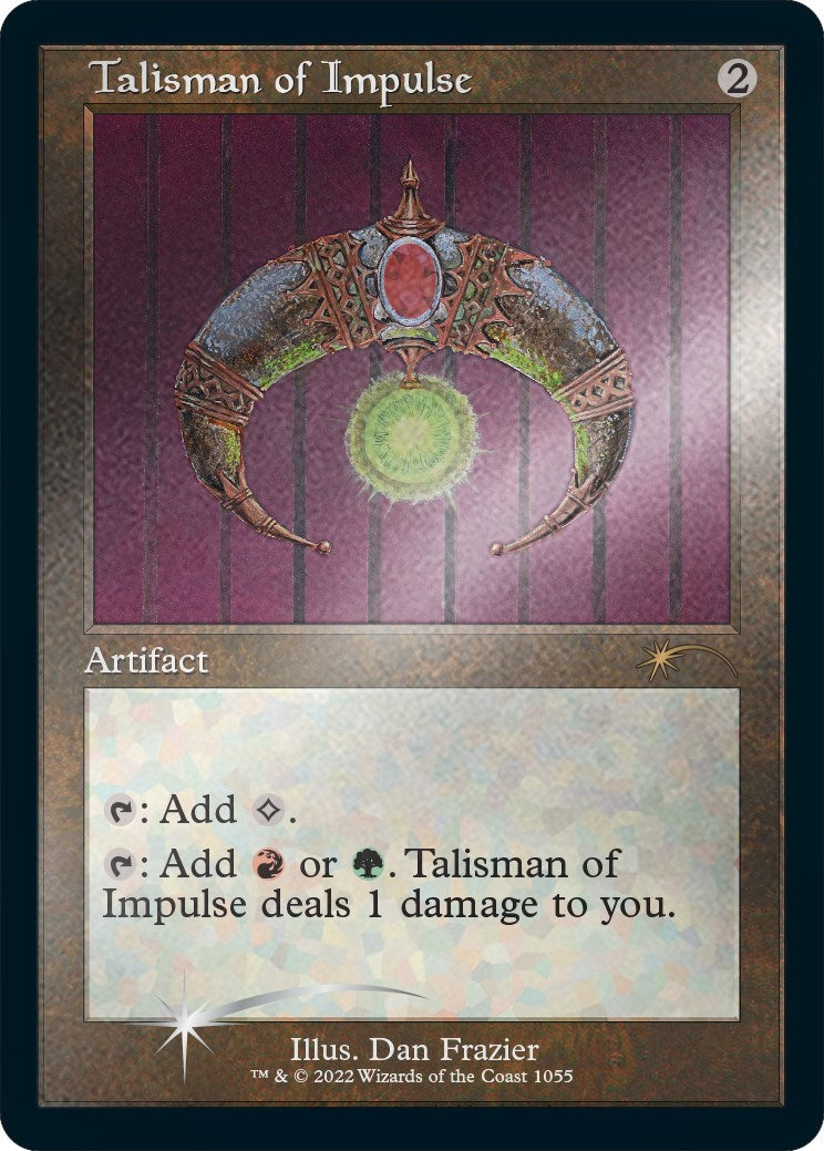 Talisman of Impulse Retro Frame Foil Etched (1055) [SLD]