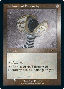 Talisman of Hierarchy Retro Frame Foil Etched (1057) [SLD]