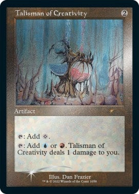 Talisman of Creativity Retro Frame Foil Etched (1058) [SLD]