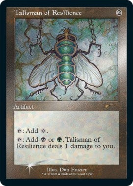 Talisman of Resilience Retro Frame Foil Etched (1059) [SLD]