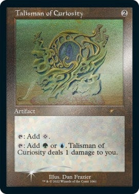 Talisman of Curiosity Retro Frame Foil Etched (1061) [SLD]