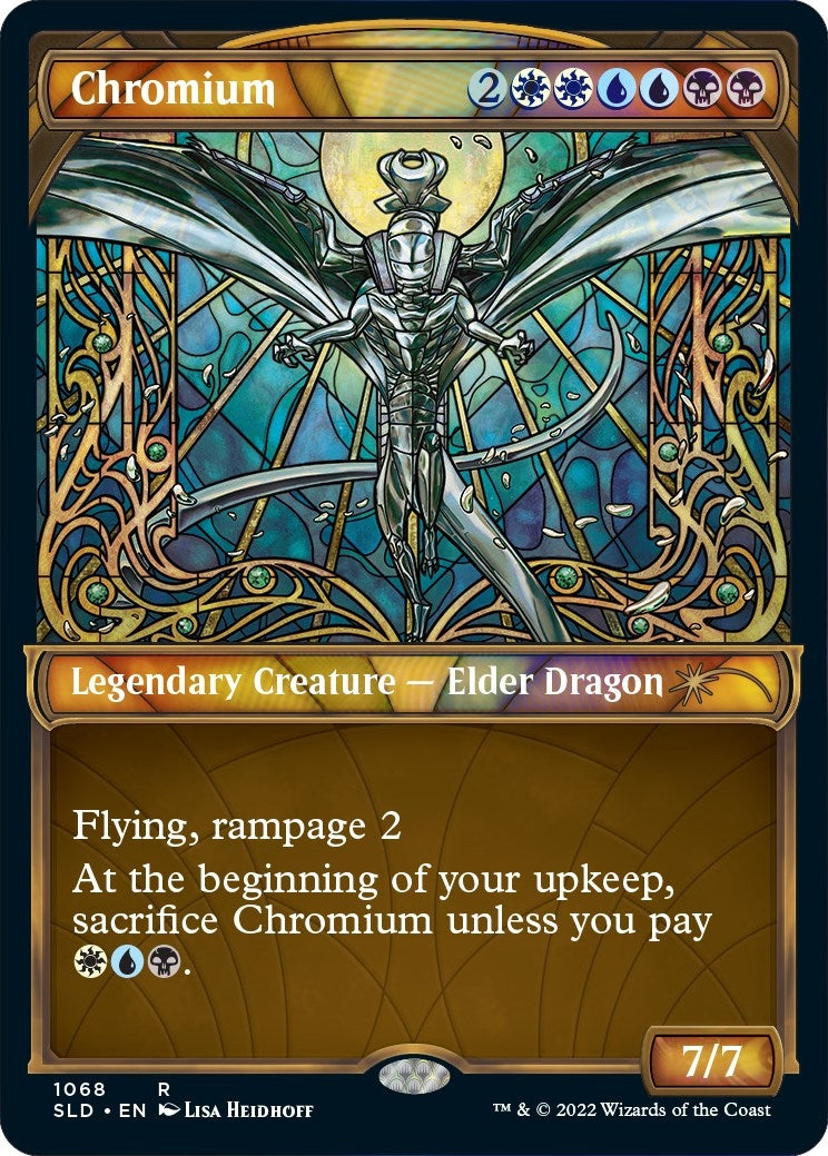 Chromium Stained Glass Textured Foil (1068) [SLD]