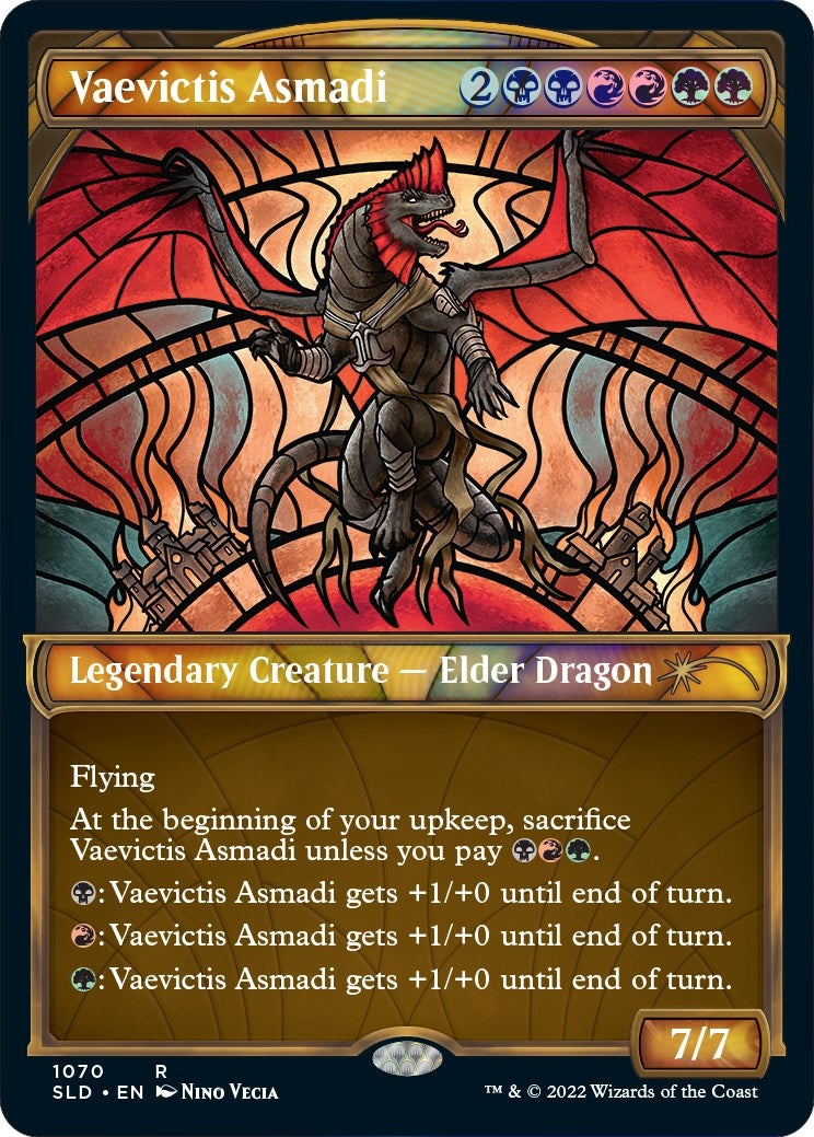 Vaevictis Asmadi Stained Glass Textured Foil (1070) [SLD]