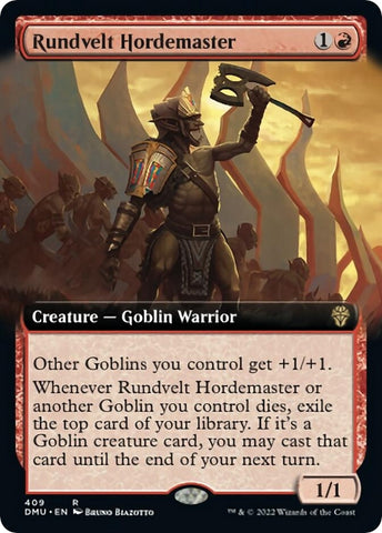Rundvelt Hordemaster Extended Art (409) [DMU]
