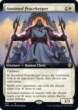 Anointed Peacekeeper Extended Art (383) [DMU]