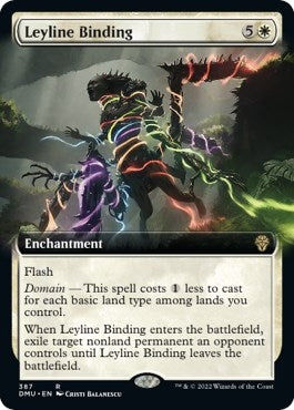 Leyline Binding Extended Art (387) [DMU]