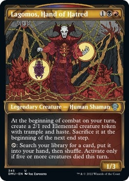 Lagomos Hand of Hatred Textured Foil (345) [DMU]