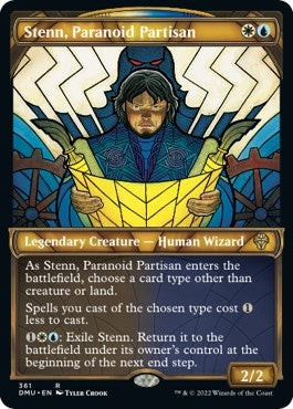 Stenn Paranoid Partisan Textured Foil (361) [DMU]