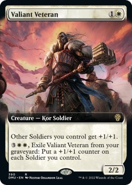 Valiant Veteran Extended Art (390) [DMU]