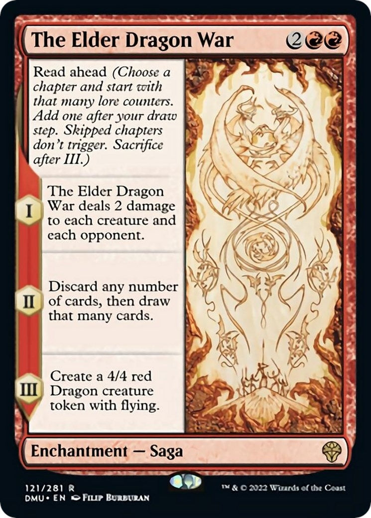 The Elder Dragon War (121) [DMU]