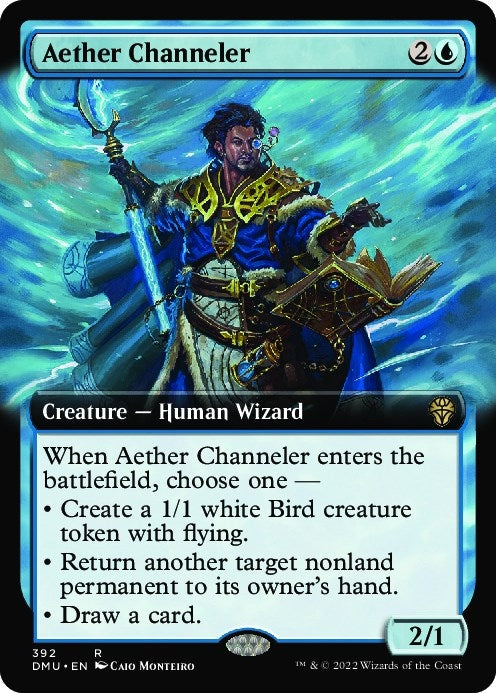 Aether Channeler Extended Art (392) [DMU]