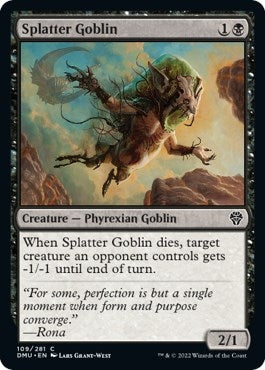 Splatter Goblin [Dominaria United]