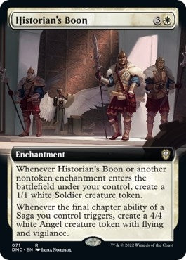 Historians Boon Extended Art (71) [DMC]